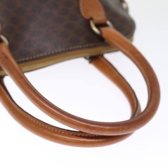 CELINE Macadam Canvas Hand Bag PVC 2way Brown Auth 75627 - Picture 7 of 16